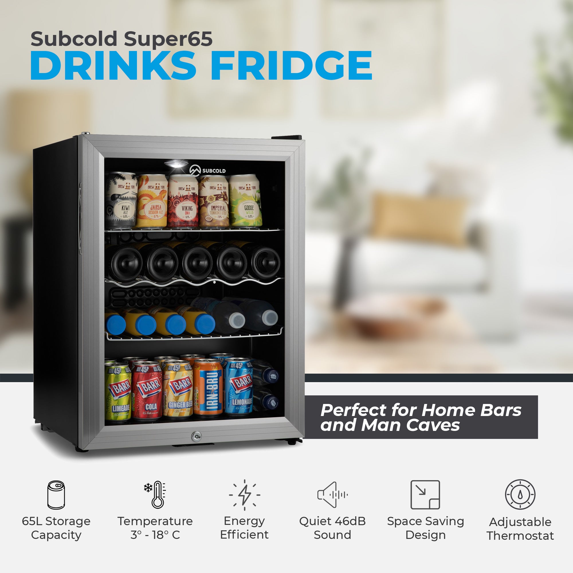 Subcold Super65 LED Beer Fridge