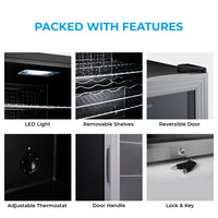 Thumbnail for Subcold Super 35 LED Beer Fridge - Silver