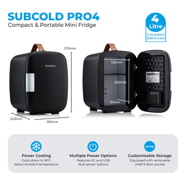 Subcold Pro 4L Mini Fridge