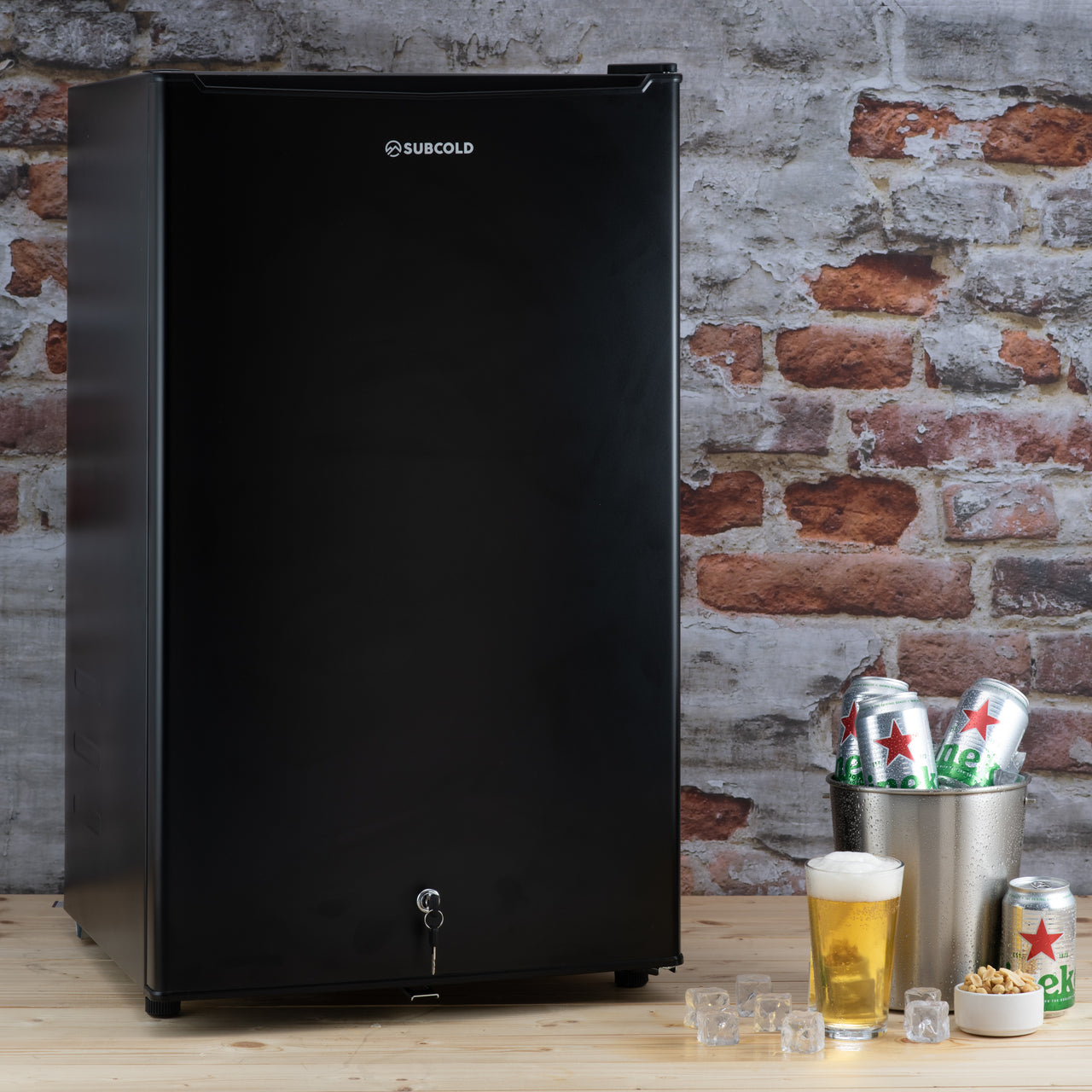 Subcold Eco100 LED Under Counter Fridge - Black | Refurbished