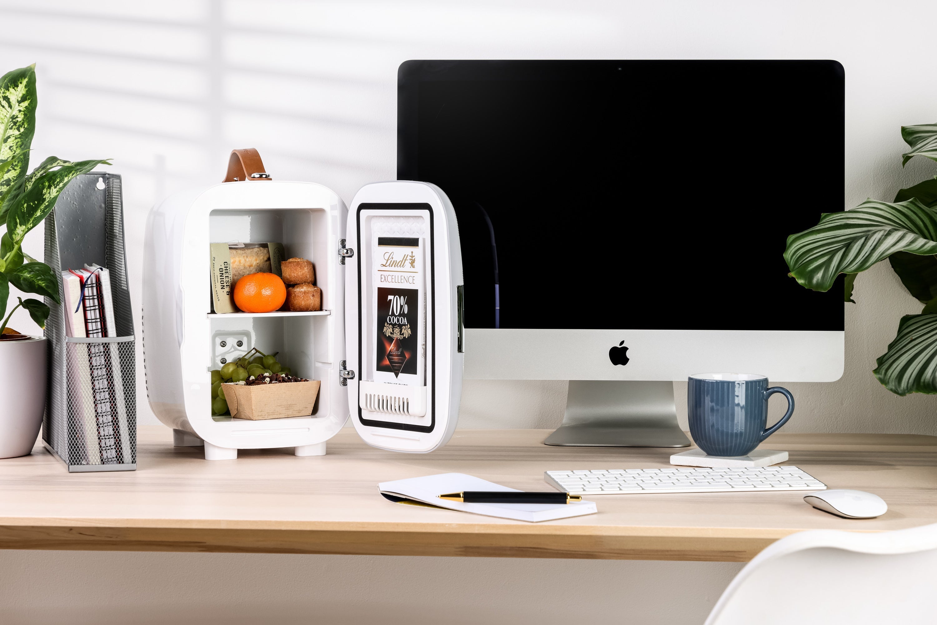 Pro 6L Cheq Mini Fridge - Grey | Refurbished