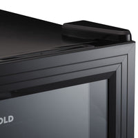 Thumbnail for Subcold Super 50 litre black beer drinks mini fridge reversible glass door