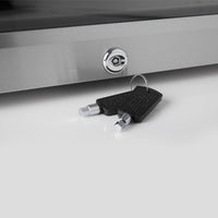 Thumbnail for Subcold Super 50 litre stainless steel beer drinks mini fridge lockable with key