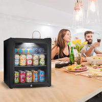 Thumbnail for Subcold Super 50 litre table top black beer drinks mini fridge lifestyle