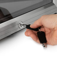 Thumbnail for Subcold Super 65 litre beer drinks fridge silver lock and key