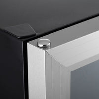 Thumbnail for Subcold Super 65 litre beer drinks fridge silver reversible glass door