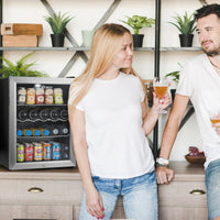 Thumbnail for Subcold Super 65 litre beer drinks fridge silver table top