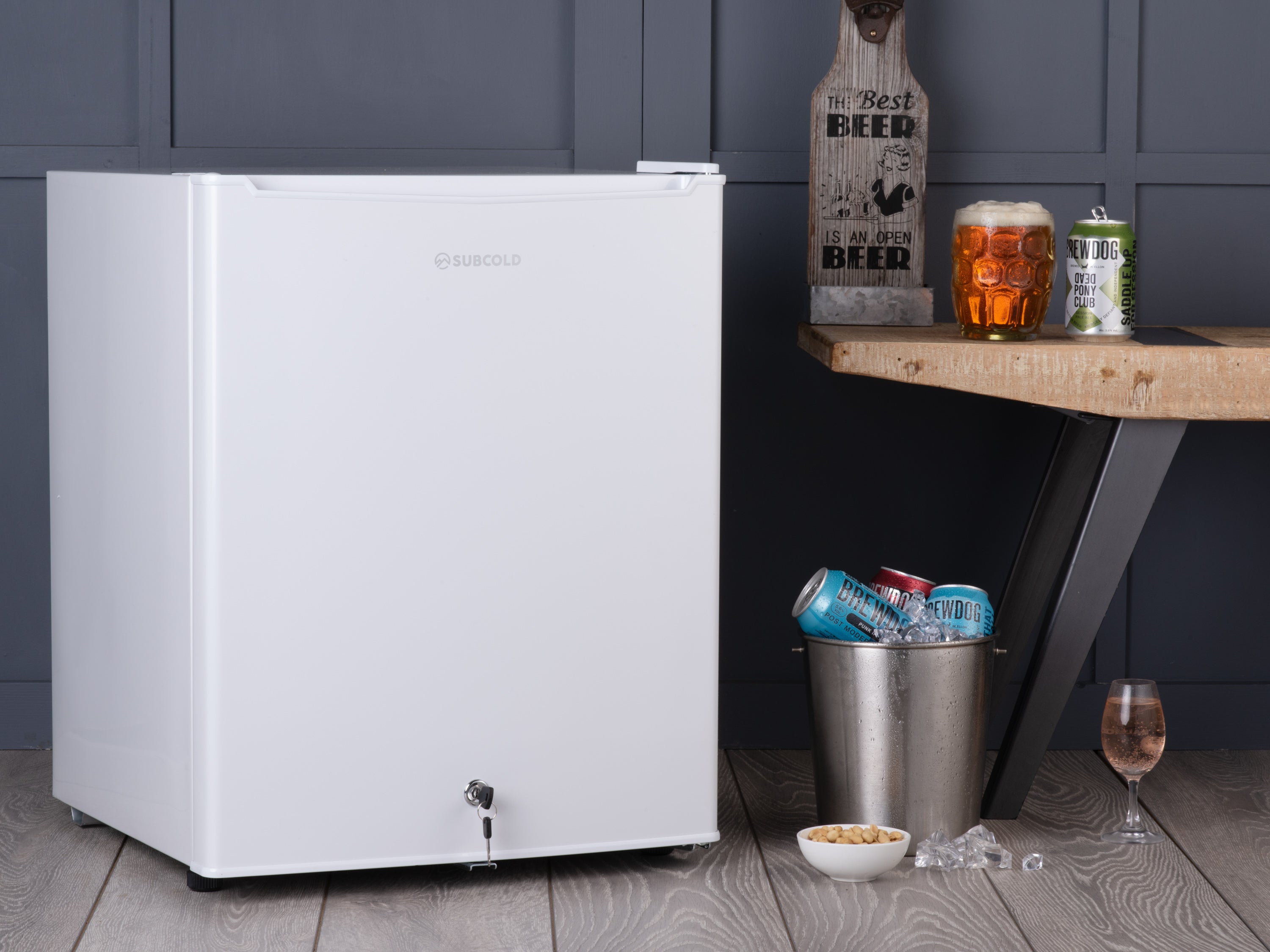 Subcold Eco75 Table Top Fridge - White | Refurbished