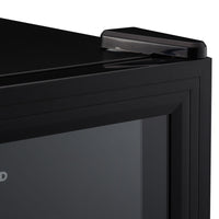 Thumbnail for Subcold Super 85 litre beer drinks under counter black fridge reversible glass door