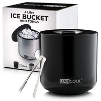 Thumbnail for Barcool 4L Ice Bucket - Round Black