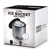 Thumbnail for Barcool 4L Ice Bucket - Round Silver