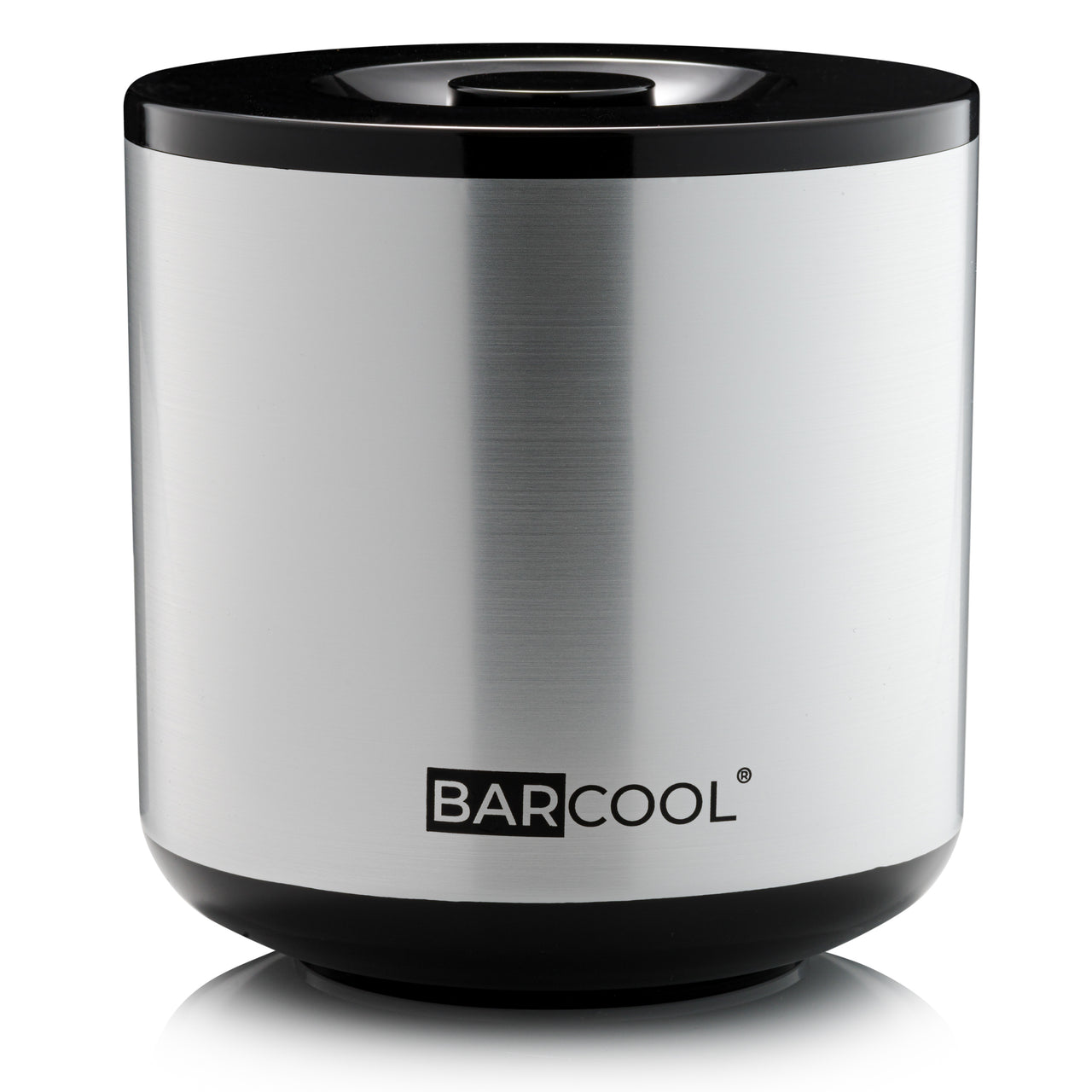 Barcool 4L Ice Bucket - Round Silver