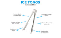 Thumbnail for Barcool Ice Tongs Stainless Steel