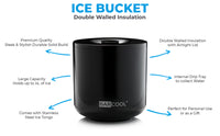 Thumbnail for Barcool 4L Ice Bucket - Round Black