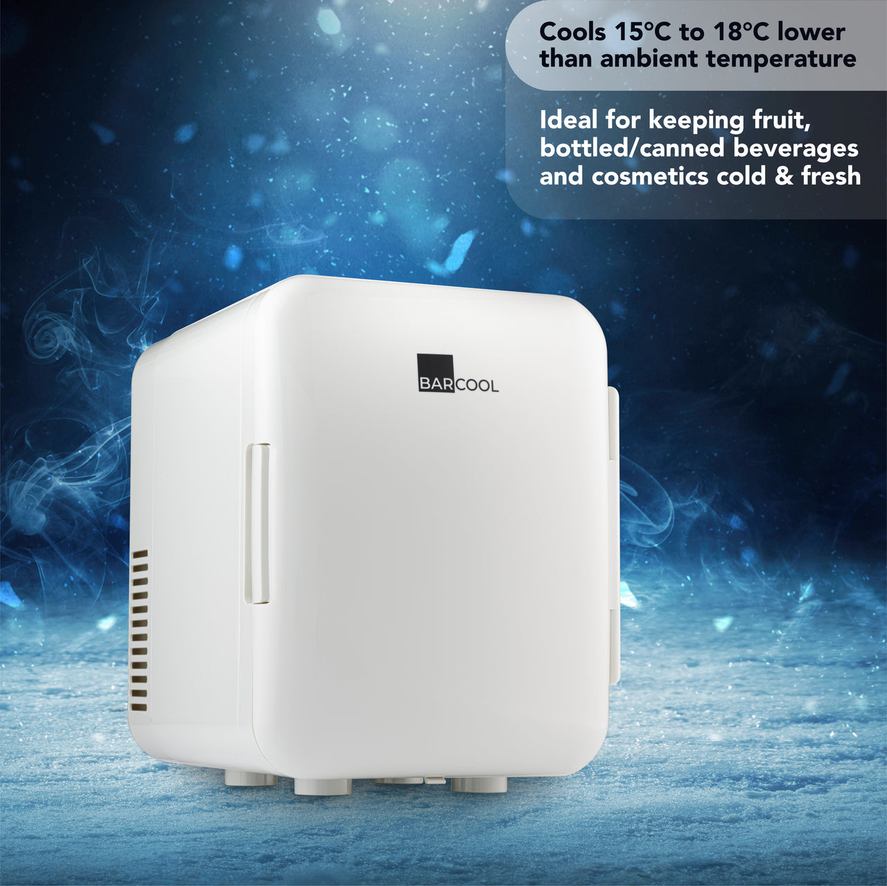 Barcool Cosmo 4L Mini Fridge - Cream | Refurbished