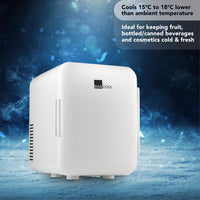 Thumbnail for Barcool Cosmo 4L Mini Fridge - Cream | Refurbished