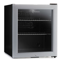 Thumbnail for Subcold Super 50 litre silver glass door fridge