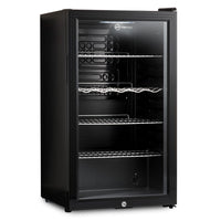 Thumbnail for Subcold Super 85 litre beer drinks under counter black fridge display glass door
