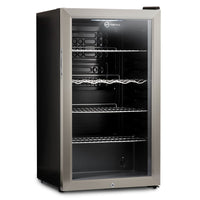 Thumbnail for Subcold Super 85 litre beer drinks under counter stainless steel fridge display glass door