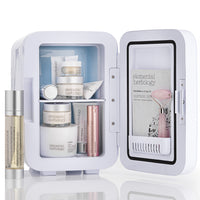Thumbnail for Subcold Ultra 6L pink mini fridge as skincare fridge with beauty and cosmetic products inside
