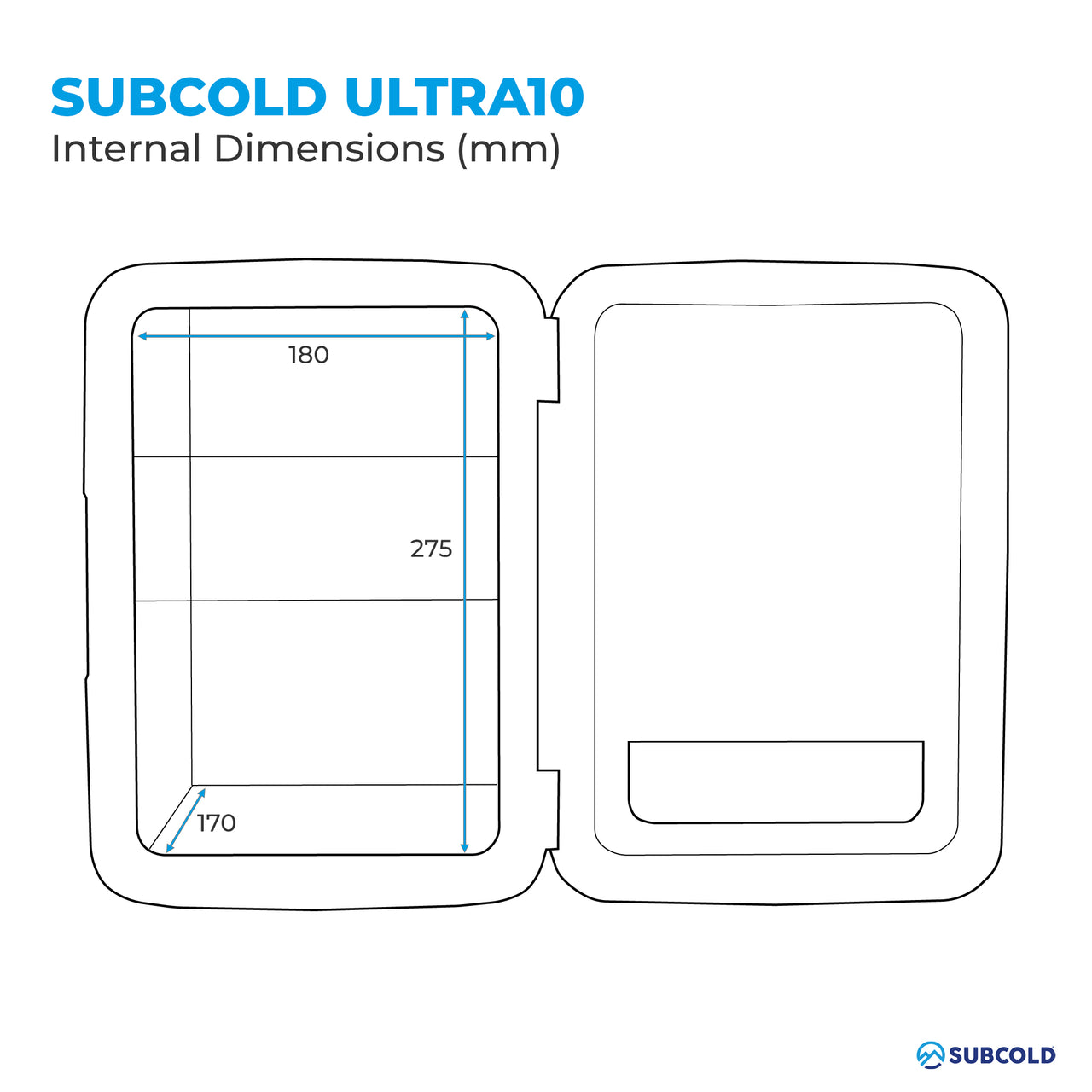Subcold Ultra 10L Mini Fridge - White | Refurbished