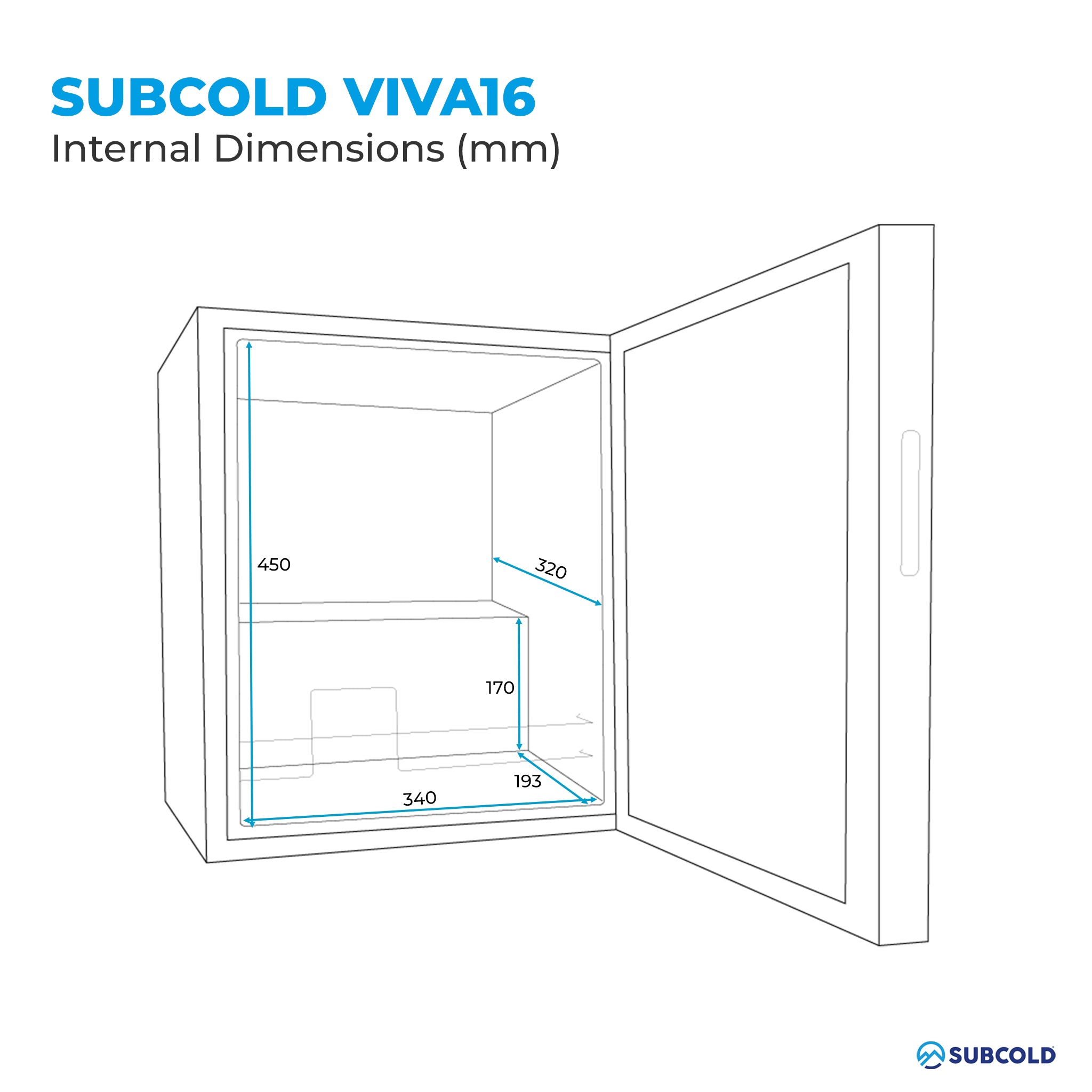 Subcold Viva16 LED - Wine Cooler