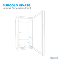 Thumbnail for Subcold Viva 28 LED Wine Cooler | Refurbished