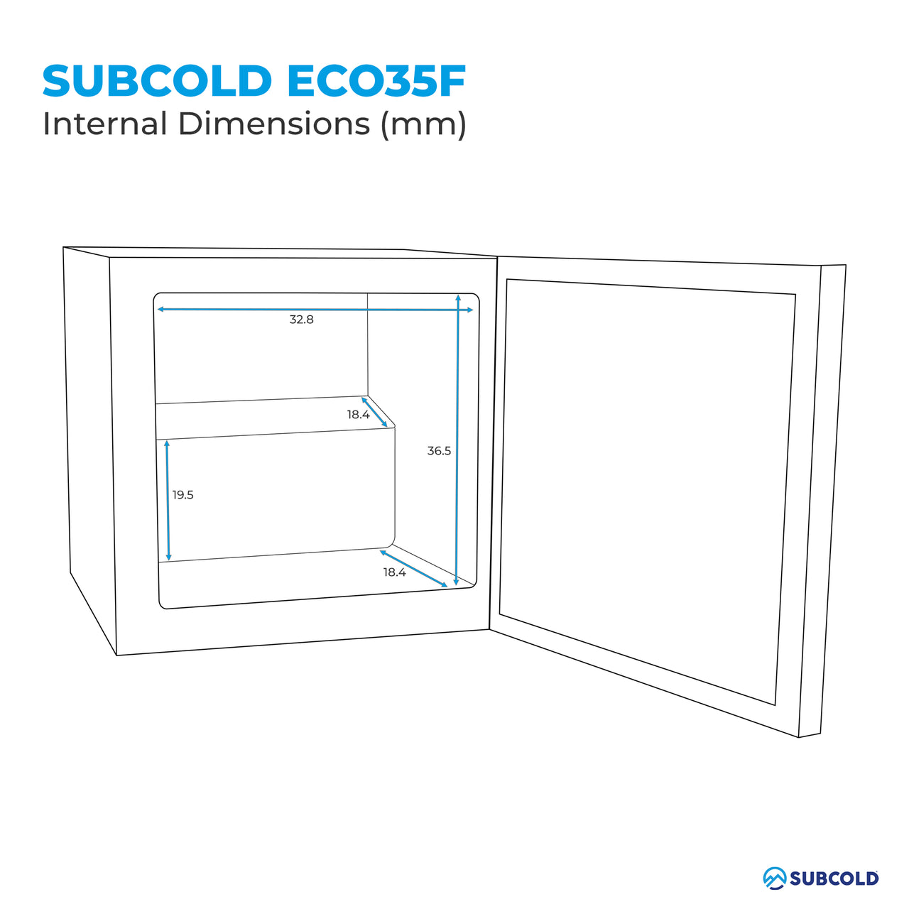 Subcold Eco35F Mini Freezer - White | Refurbished