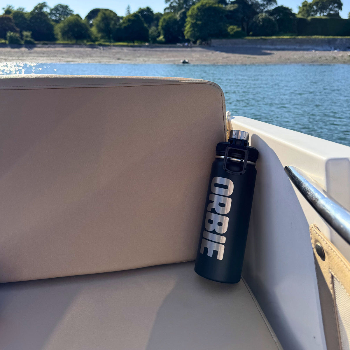 Orbie 18oz Insulated Bottle Black
