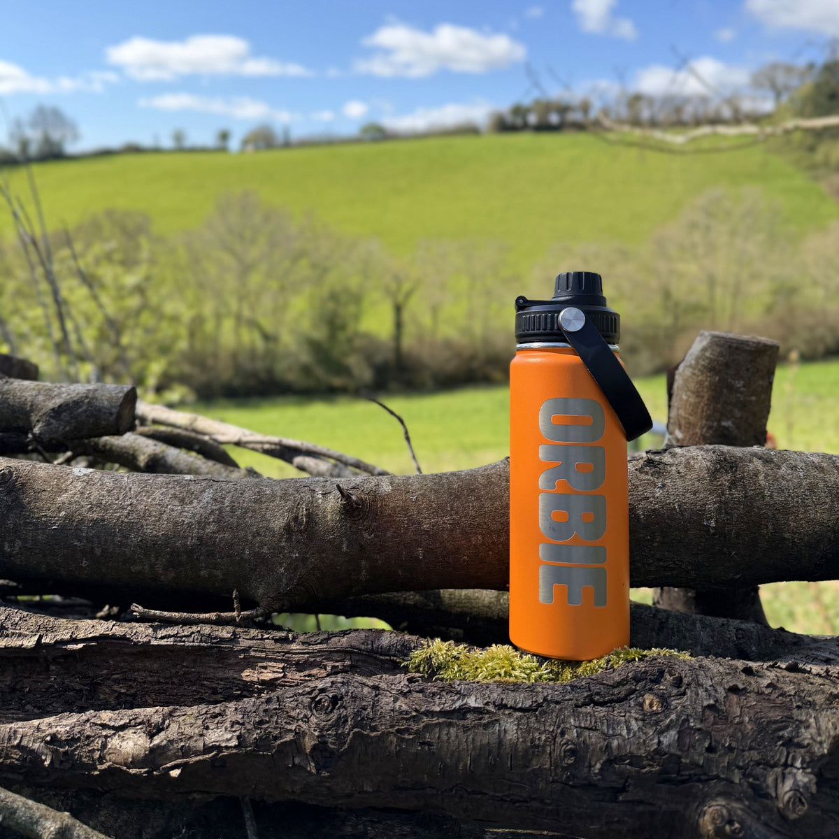 Orbie 18oz Insulated Bottle Orange