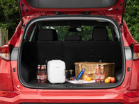 Thumbnail for Subcold classic white 4 litre portable mini fridge in car