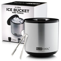 Thumbnail for Barcool 4L Ice Bucket - Round Silver - As New