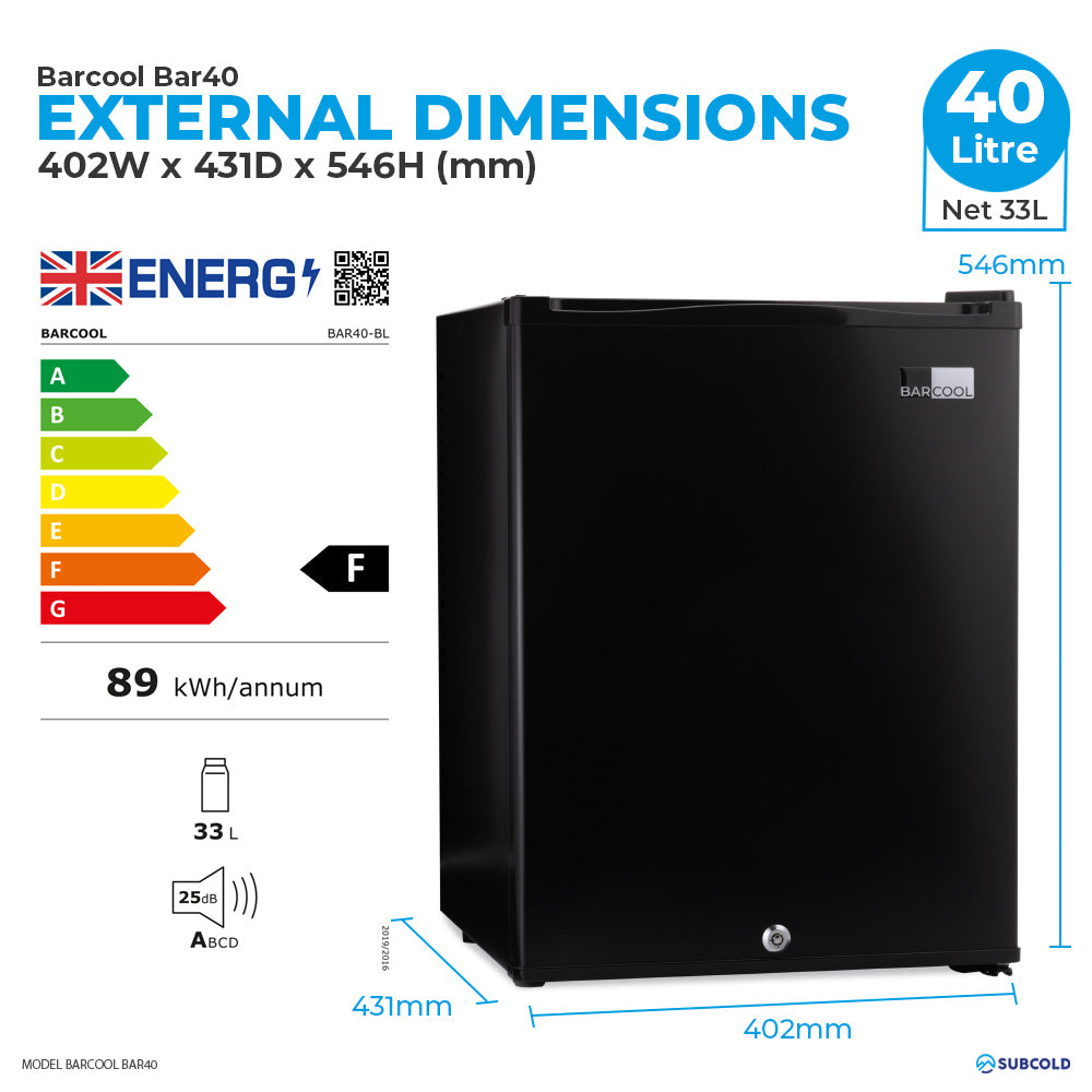 Barcool Bar40 LED Mini Bar | Refurbished