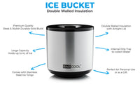 Thumbnail for Barcool 4L Ice Bucket - Round Silver - As New