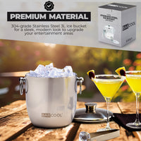 Thumbnail for Barcool 3L Stainless Steel Ice Bucket