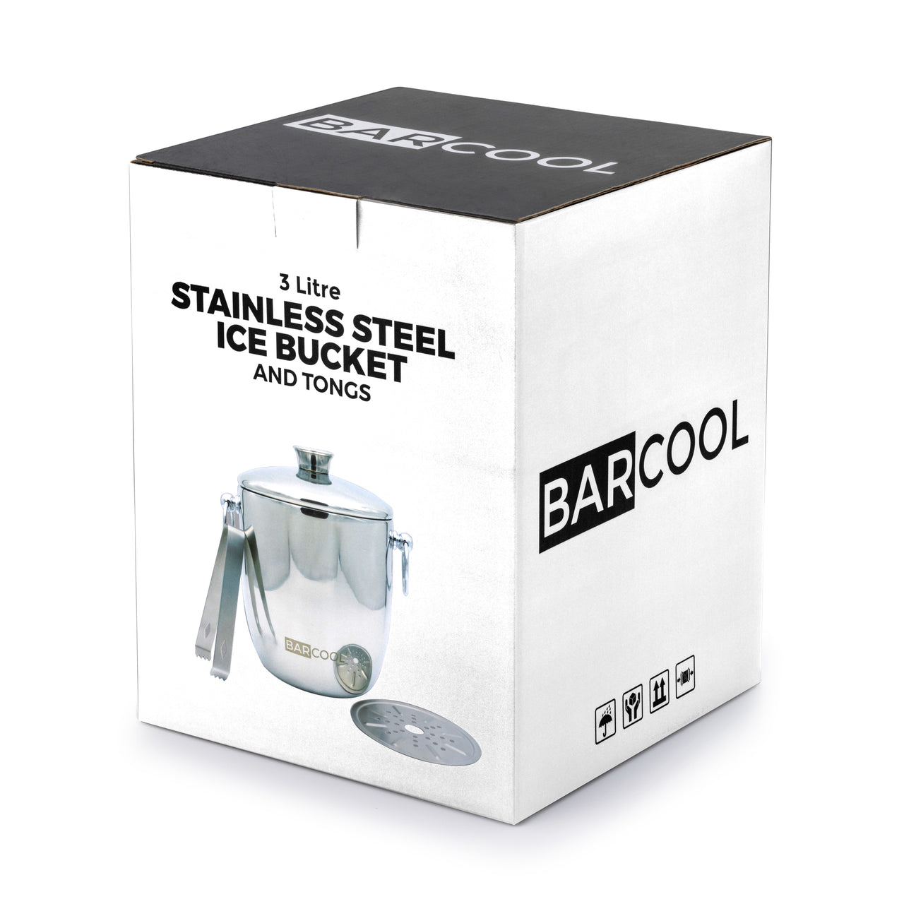 Barcool 3L Stainless Steel Ice Bucket