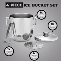 Thumbnail for Barcool 3L Stainless Steel Ice Bucket