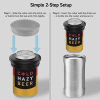 Thumbnail for Barcool Insulated Beer Cooler and Tumbler with Opener SS