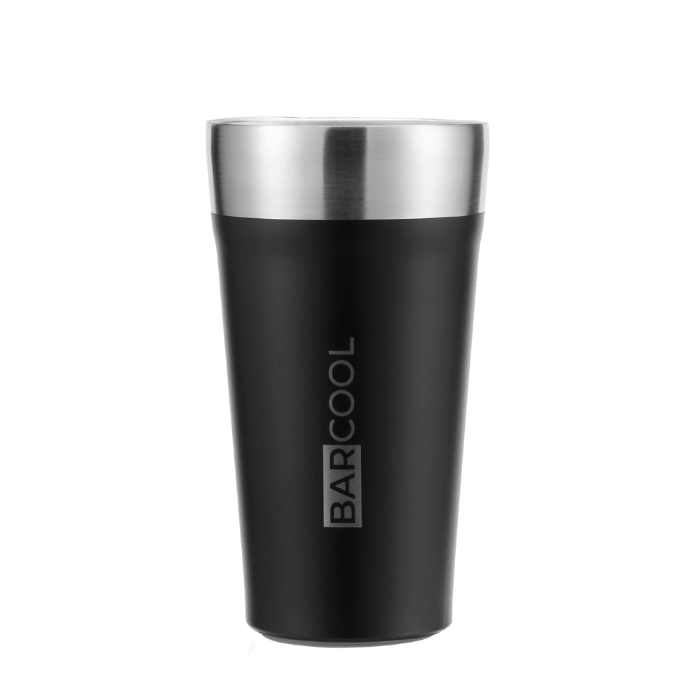 Stackable Beer Cup 600ml Black - Barcool