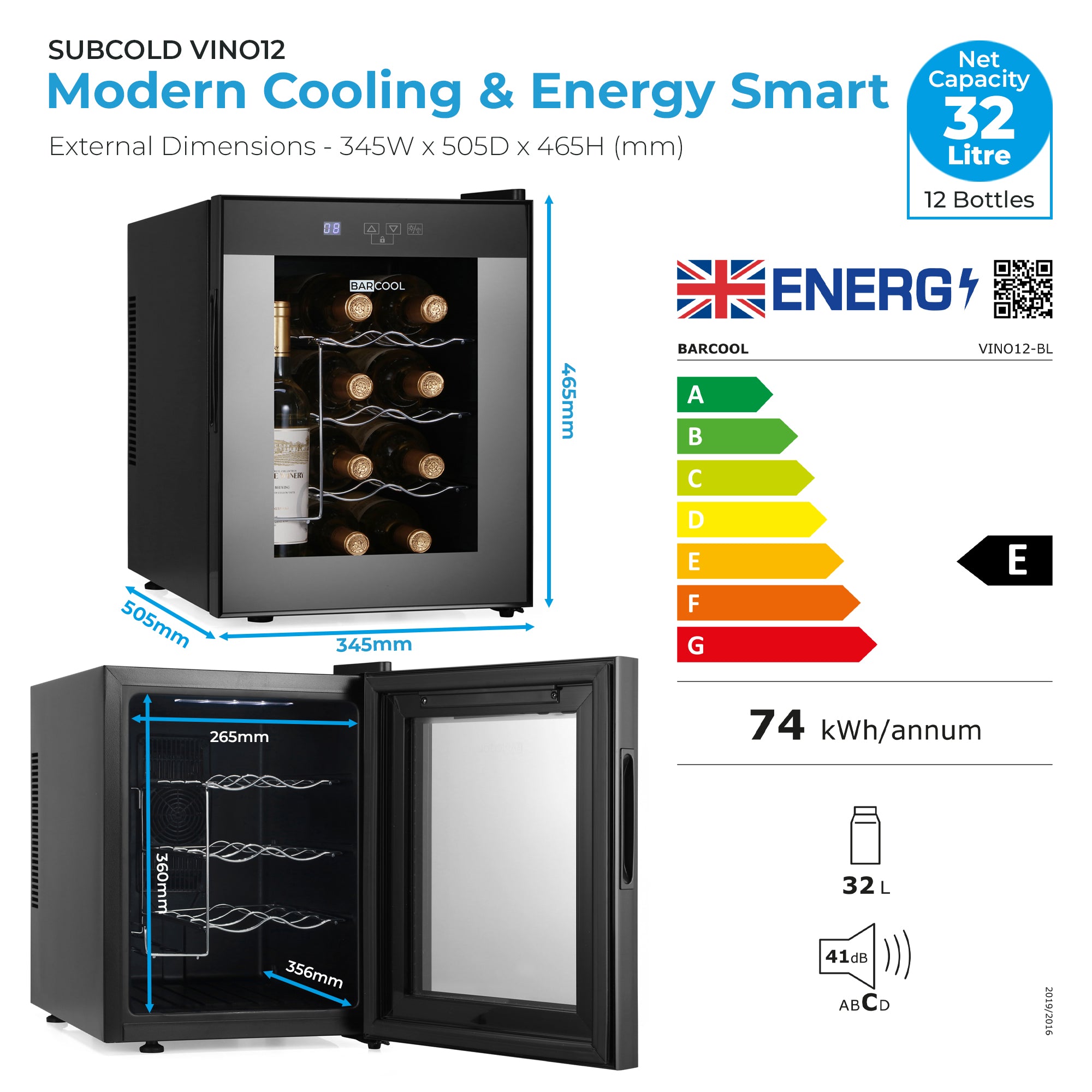 Barcool Vino12 LED Wine Cooler