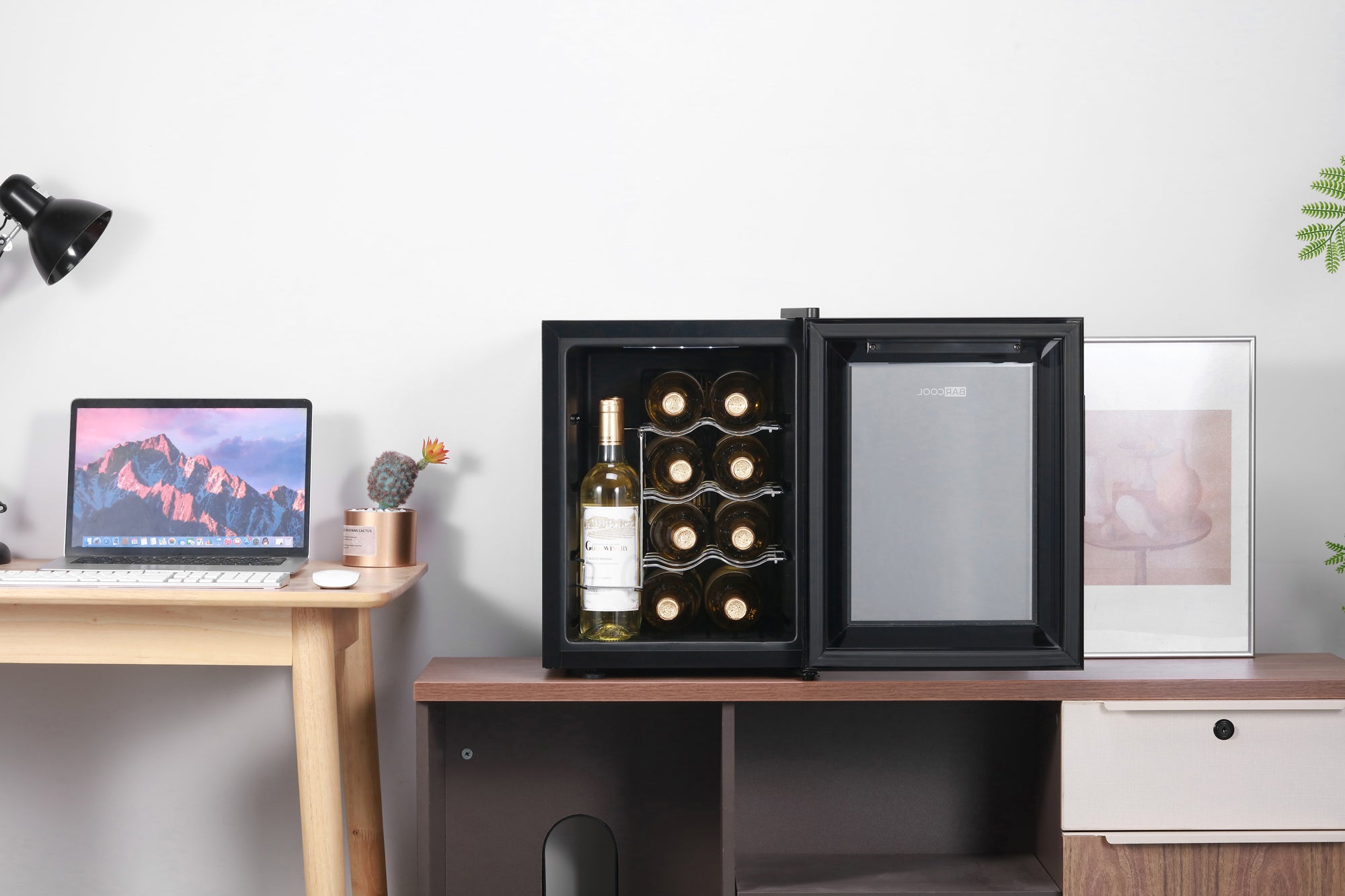 VINO 12 Wine Cooler | Glass Door 12 Bottle Wine Cooler | Barcool