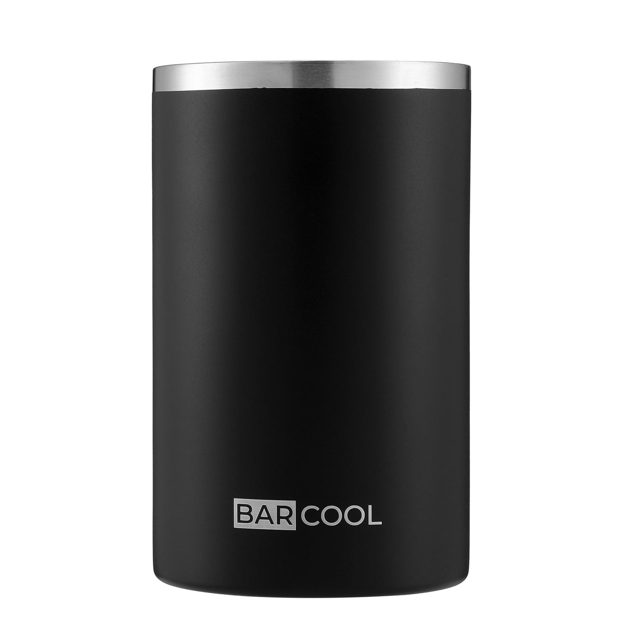 Barcool Wine Cooler Sleeve Black Stainless Steel