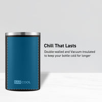 Thumbnail for Barcool Wine Cooler Sleeve Black Stainless Steel