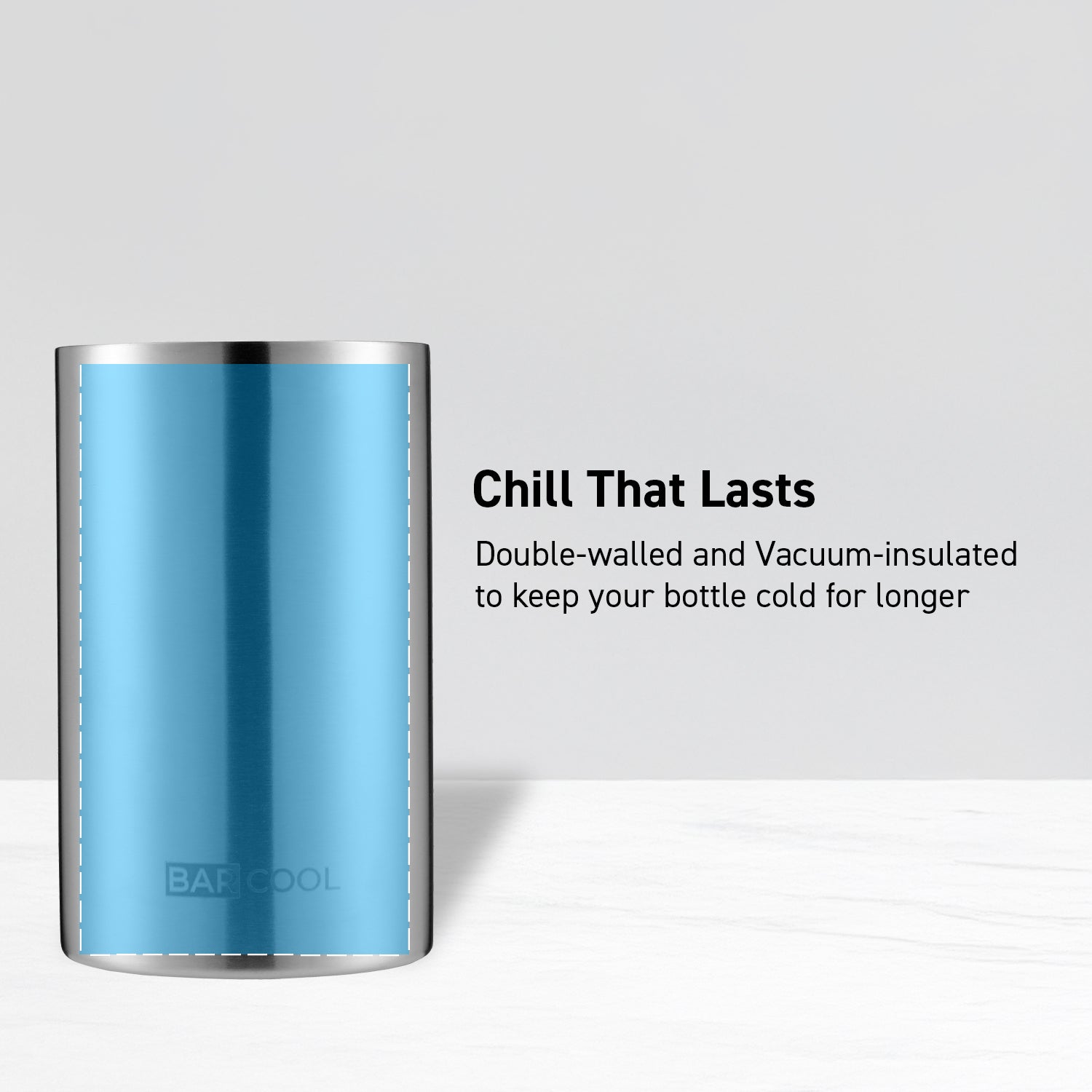 Barcool Wine Cooler Sleeve Stainless Steel
