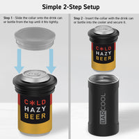 Thumbnail for Barcool Insulated Beer Cooler and Tumbler with Opener