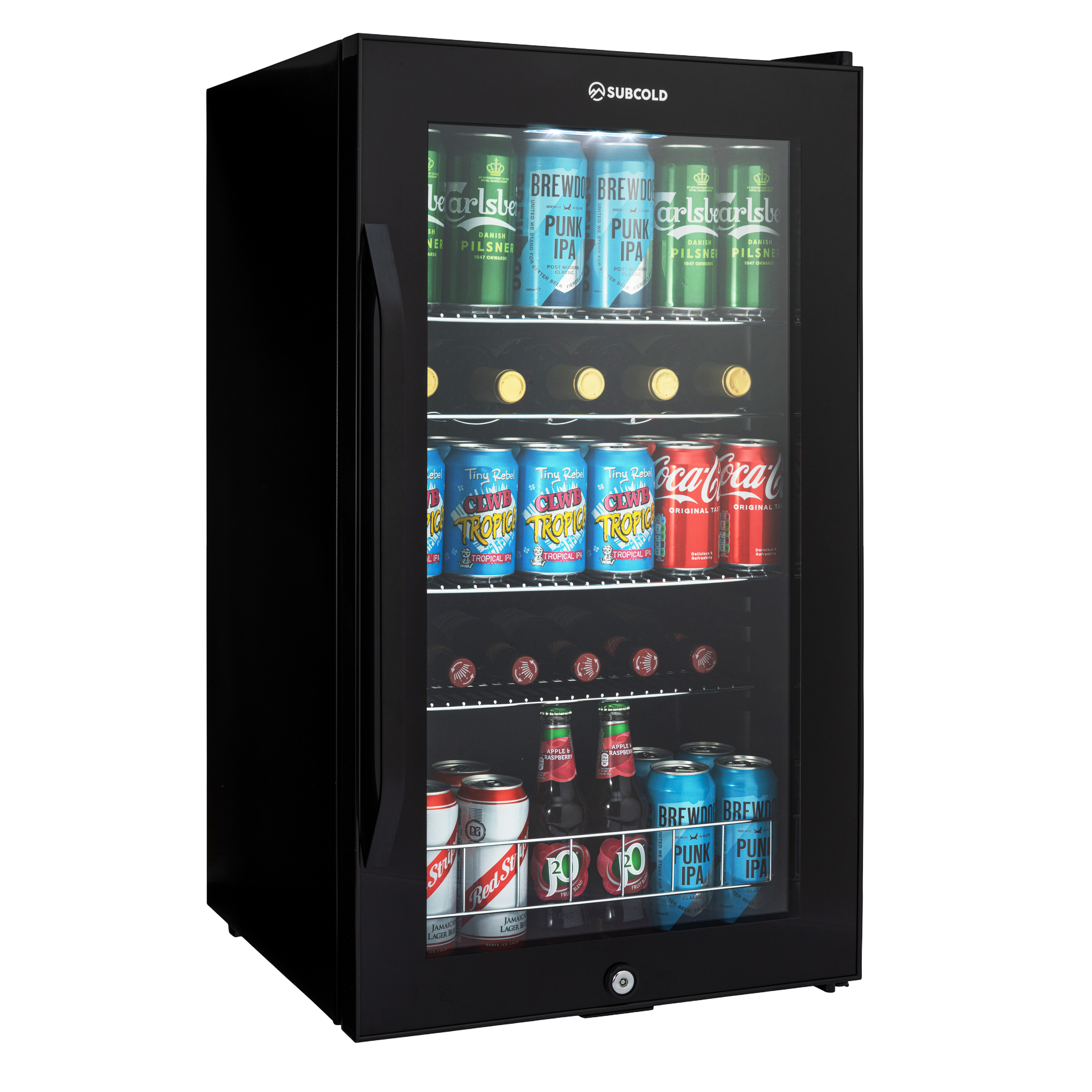 Subcold Ace 100 LED Touch Control Beer Fridge - Black | Refurbished