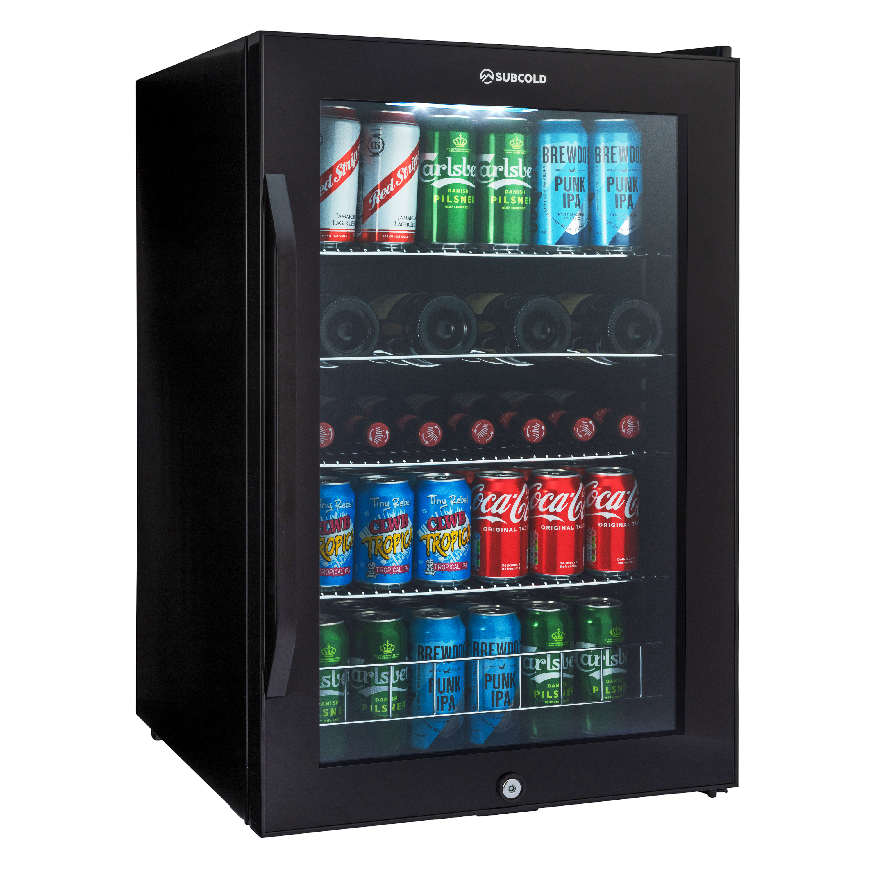 Subcold Ace 130 LED Touch Control Beer Fridge - Black | Refurbished