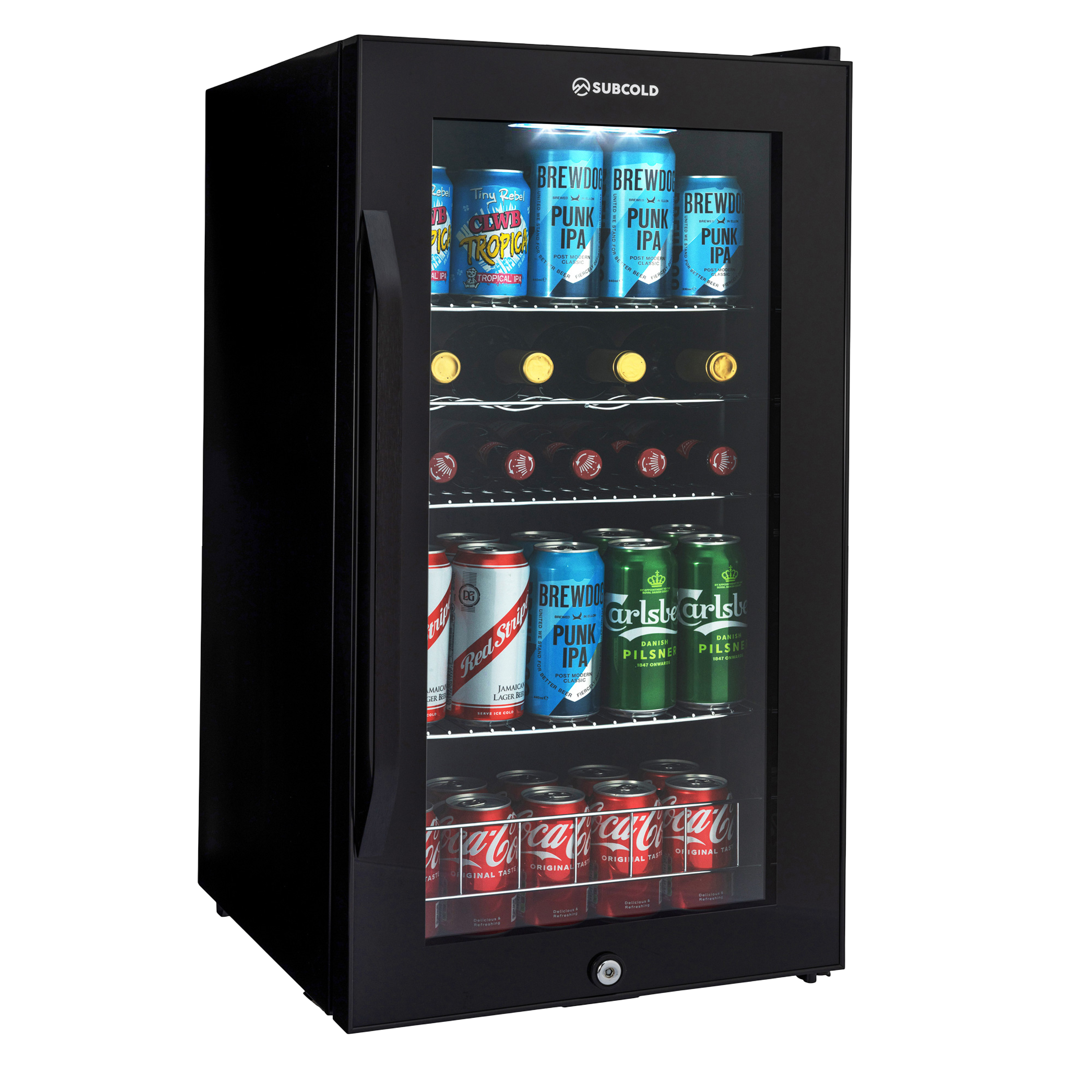 Subcold Ace 90 LED Touch Control Beer Fridge - Black | Refurbished