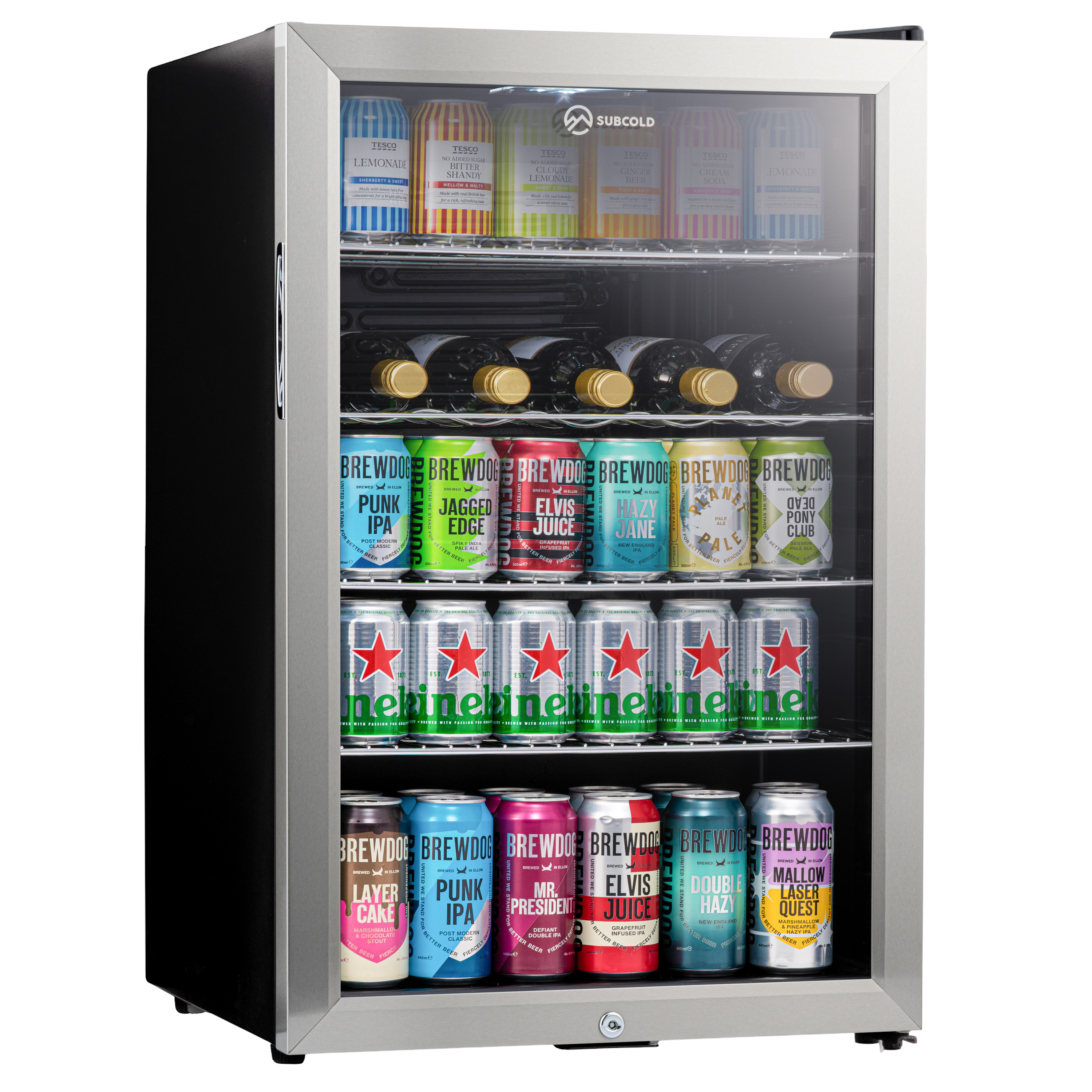 Subcold Super 115 LED Beer Fridge - Stainless Steel