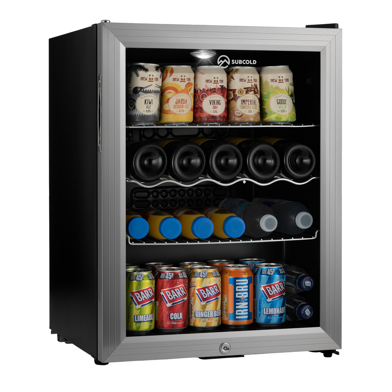 Subcold Super 65 LED Beer Fridge - Silver